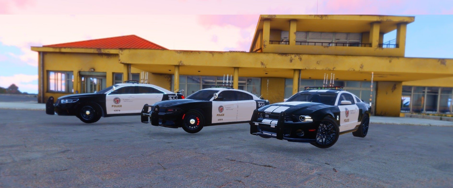 мод LAPD Police Cars Pack для ARMA 3