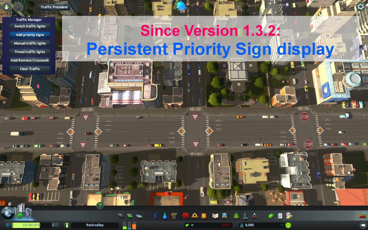 мод Traffic Manager для Cities Skylines
