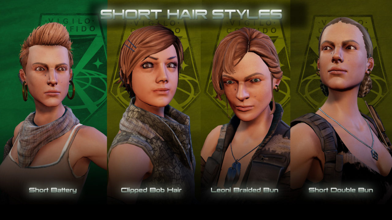 мод WOTC Female Hair Pack для XCOM 2