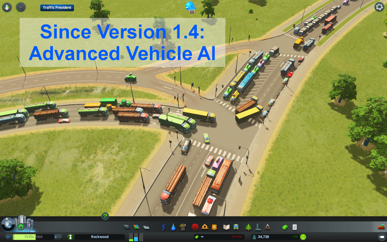 мод Traffic Manager для Cities Skylines