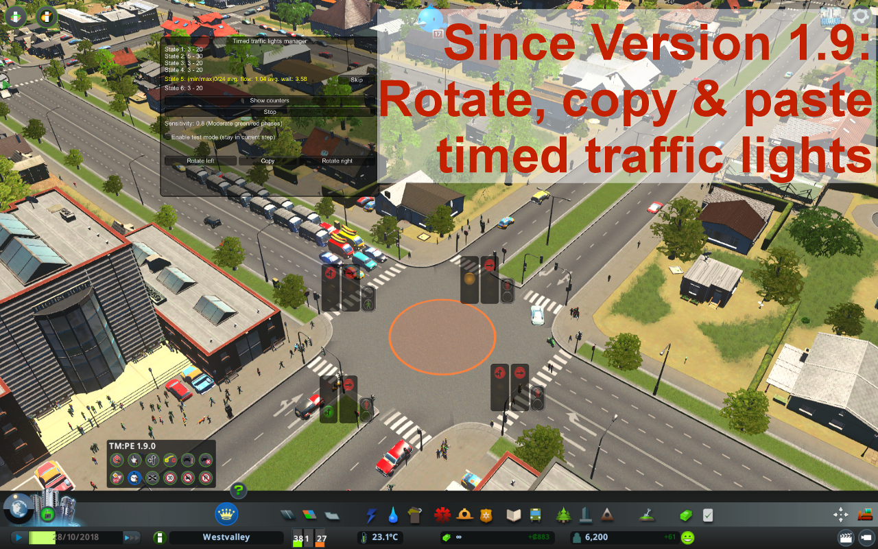 мод Traffic Manager для Cities Skylines