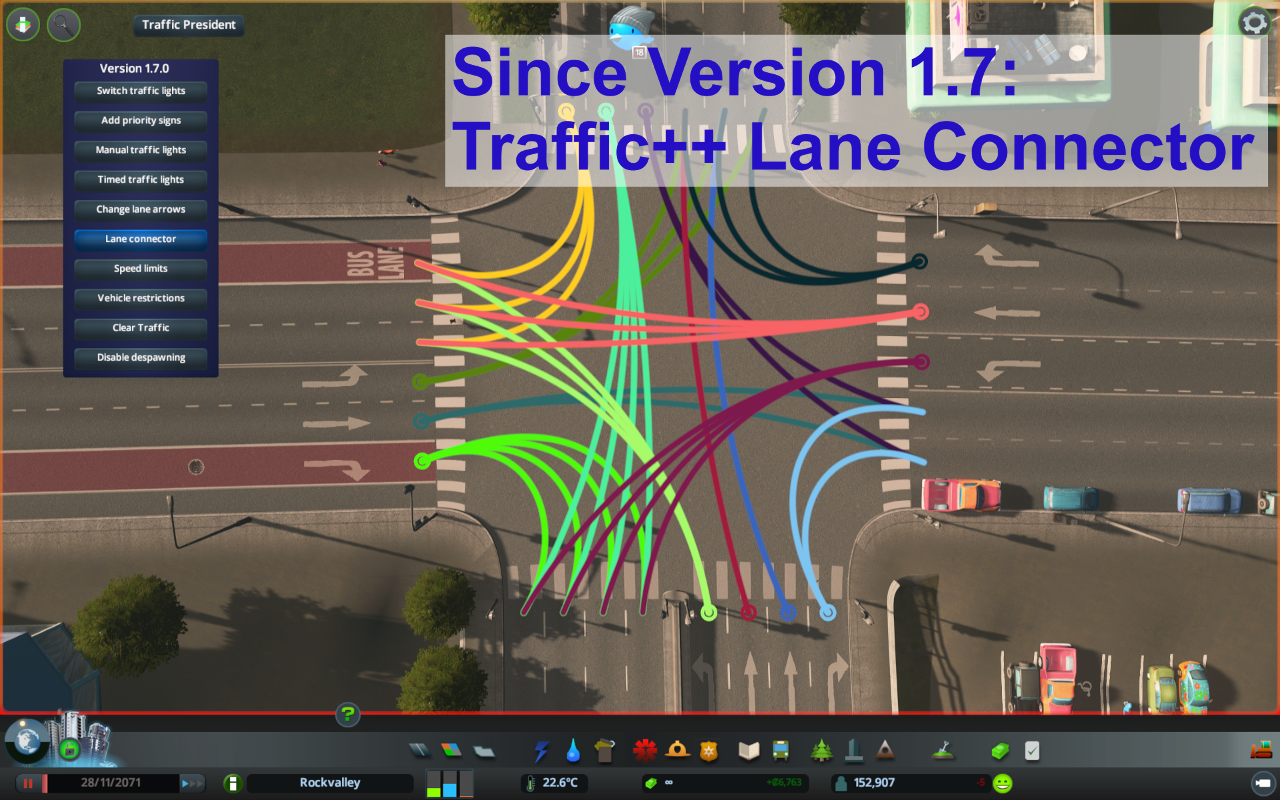 мод Traffic Manager для Cities Skylines