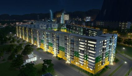 Набор советских домов для CITIES SKYLINES