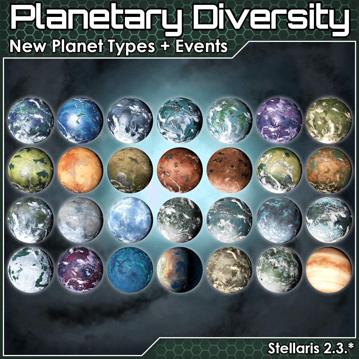 Мод Planetary Diversity - дополнительные планеты для Stellaris