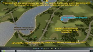 Карта Newbie Harbor для Cities Skylines