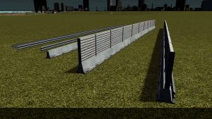 Мод Fences Pack - Бетонные ограждения для Cities Skylines