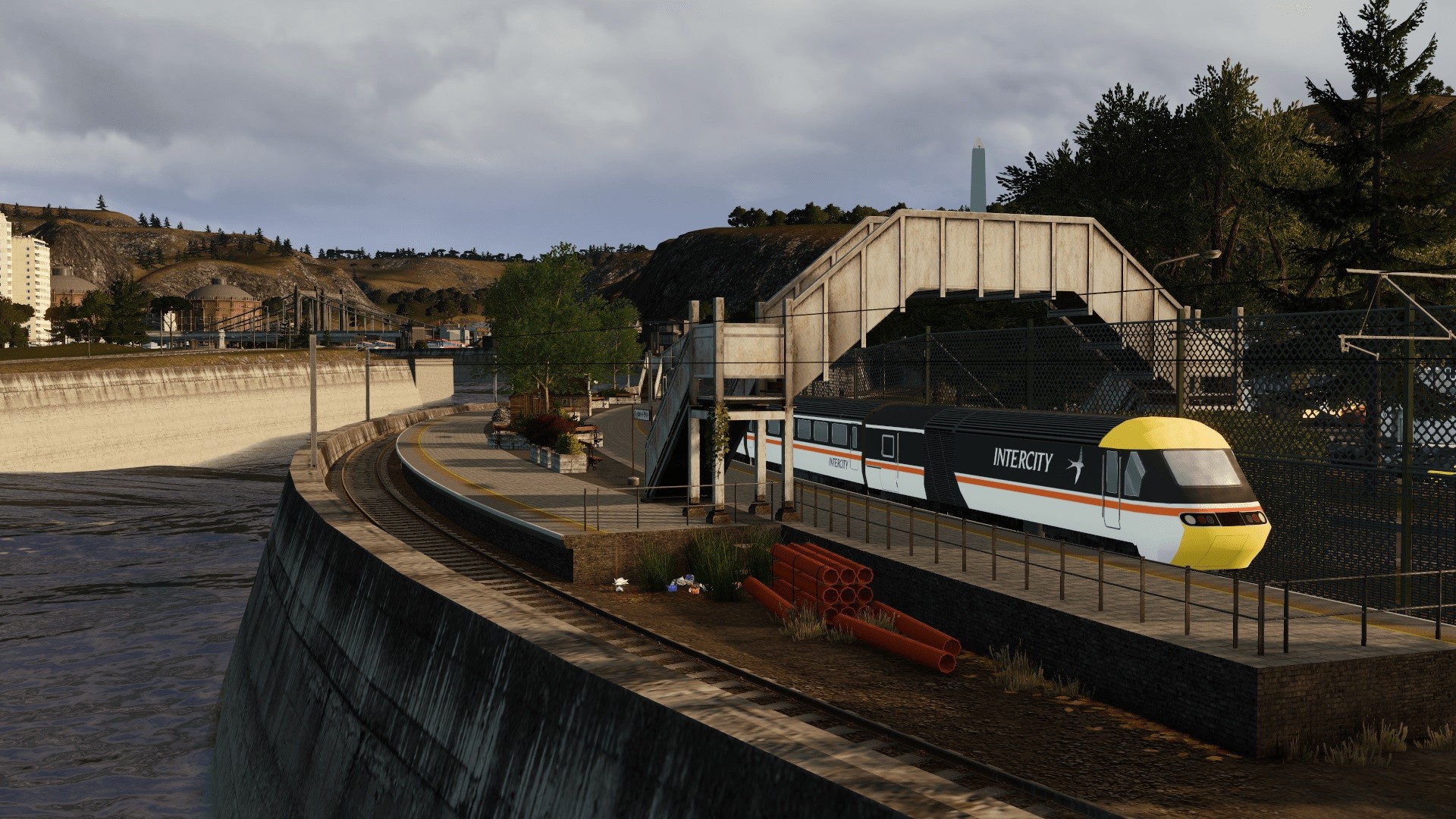 Мод Train Station Platforms - жд платформы для Cities: Skylines