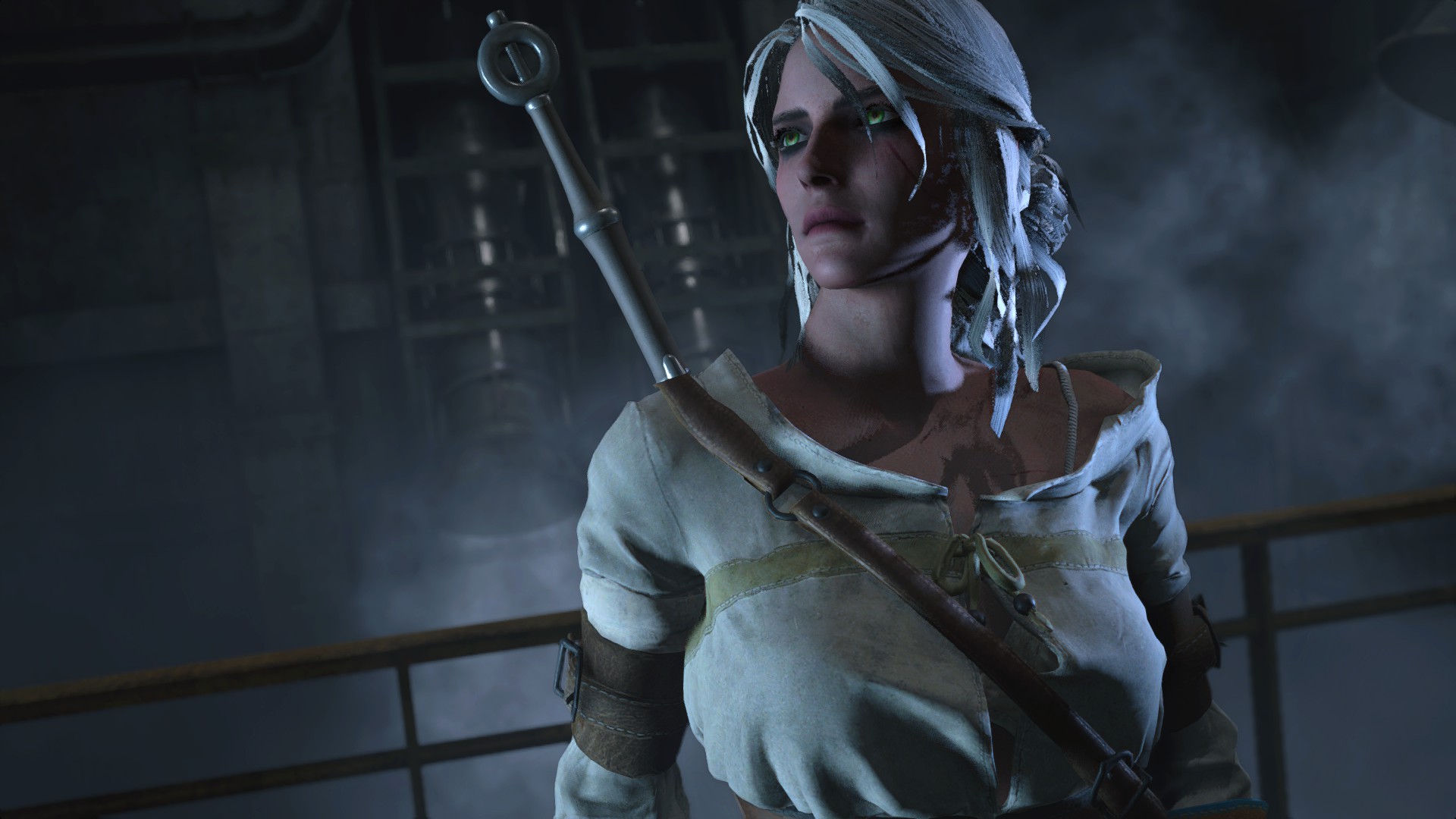 Мод Ciri from The Witcher 3 - Replacing Claire (Noir) для Resident Evil 2