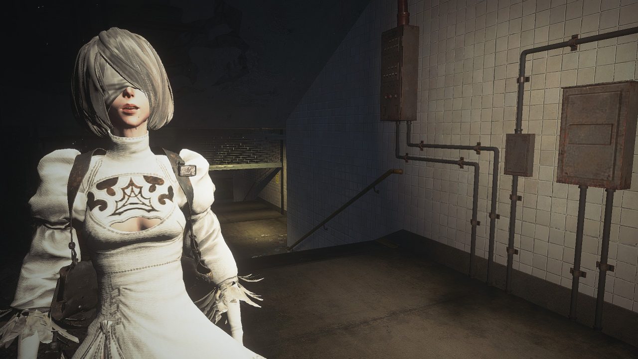 Скин 2B NieR Automata Jill для Resident Evil 3