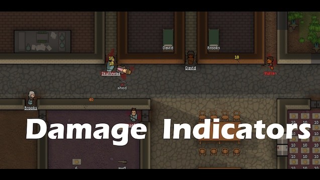 Damage Indicators для RimWorld