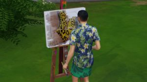 Easel Flirty Paintings — замена кокетливых картин в Sims 4 (18+)