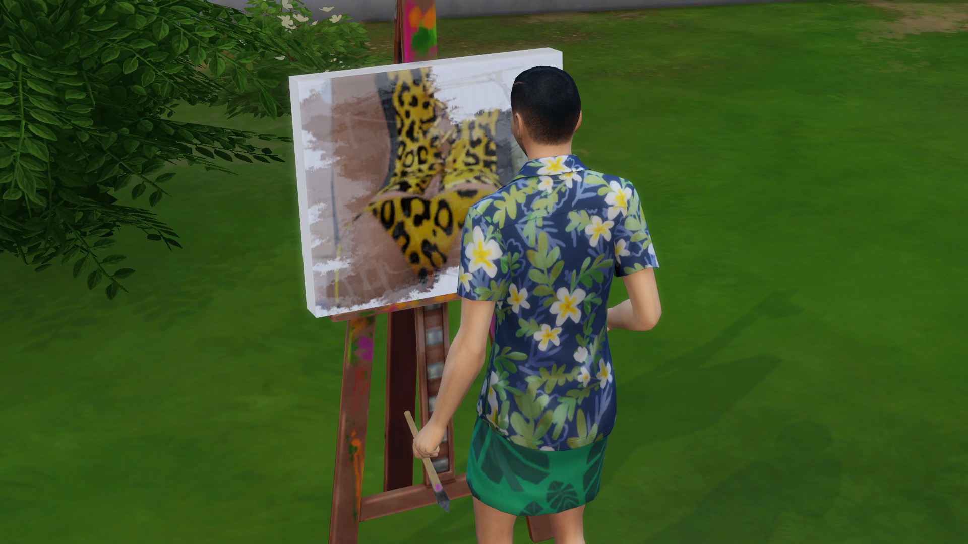 Easel Flirty Paintings — замена кокетливых картин в Sims 4 (18+)