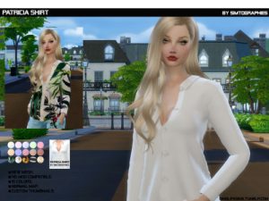 Скачать пак юбок и рубашек для Sims 4