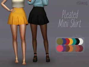 Скачать пак юбок и рубашек для Sims 4