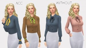 Скачать пак юбок и рубашек для Sims 4