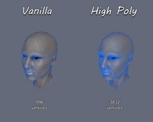 Мод High Poly Head для Skyrim LE \ SE