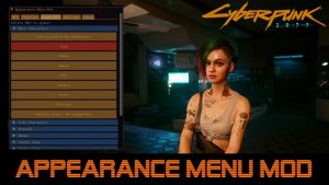 Мод Appearance Menu Mod - меню внешнего вида NPC для Cyberpunk 2077