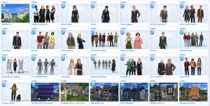 Сборка Harry Potter World для Sims 4